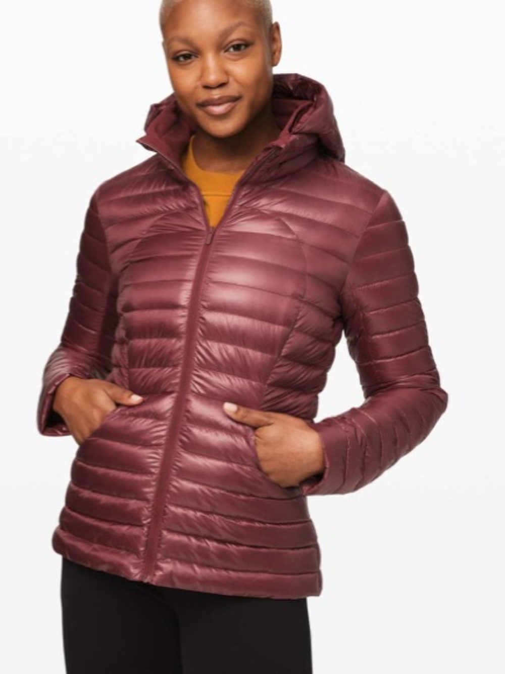Lululemon Pack It Down Jacket *Shine in
Chianti color